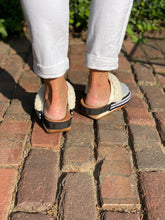 Load image into Gallery viewer, Grey w/ black striped trim